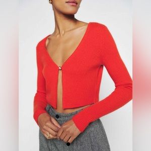 Angel Cashmere Cropped Cardigan